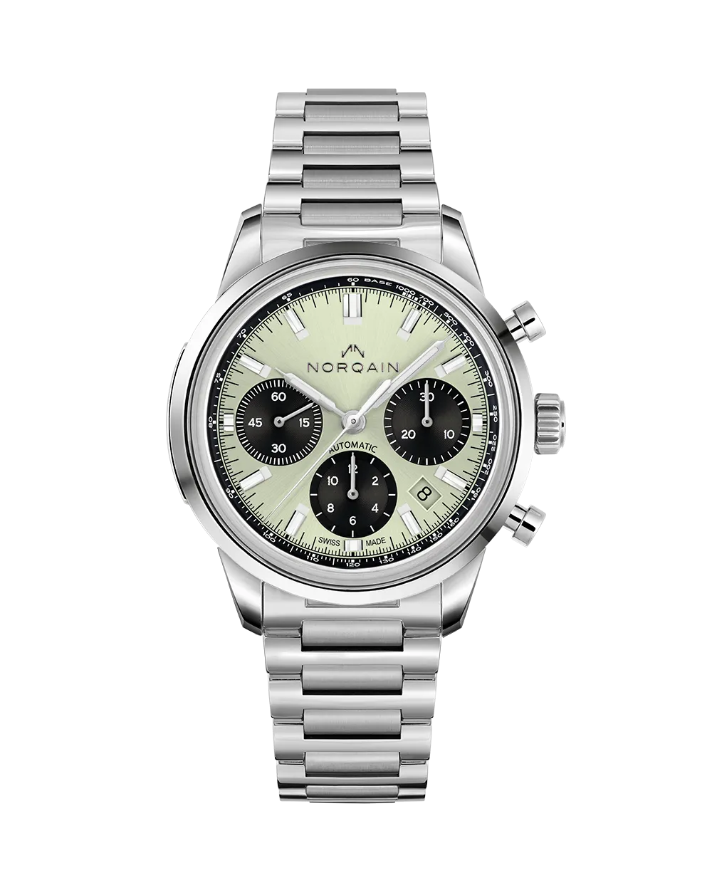 Freedom 60 計時腕錶 40mm 開心果色錶盤