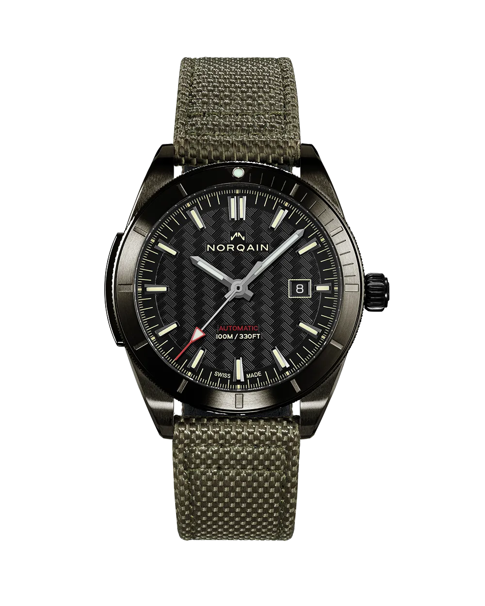 Adventure Sport 42mm DLC不銹鋼材質 不銹鋼錶圈 黑色錶盤