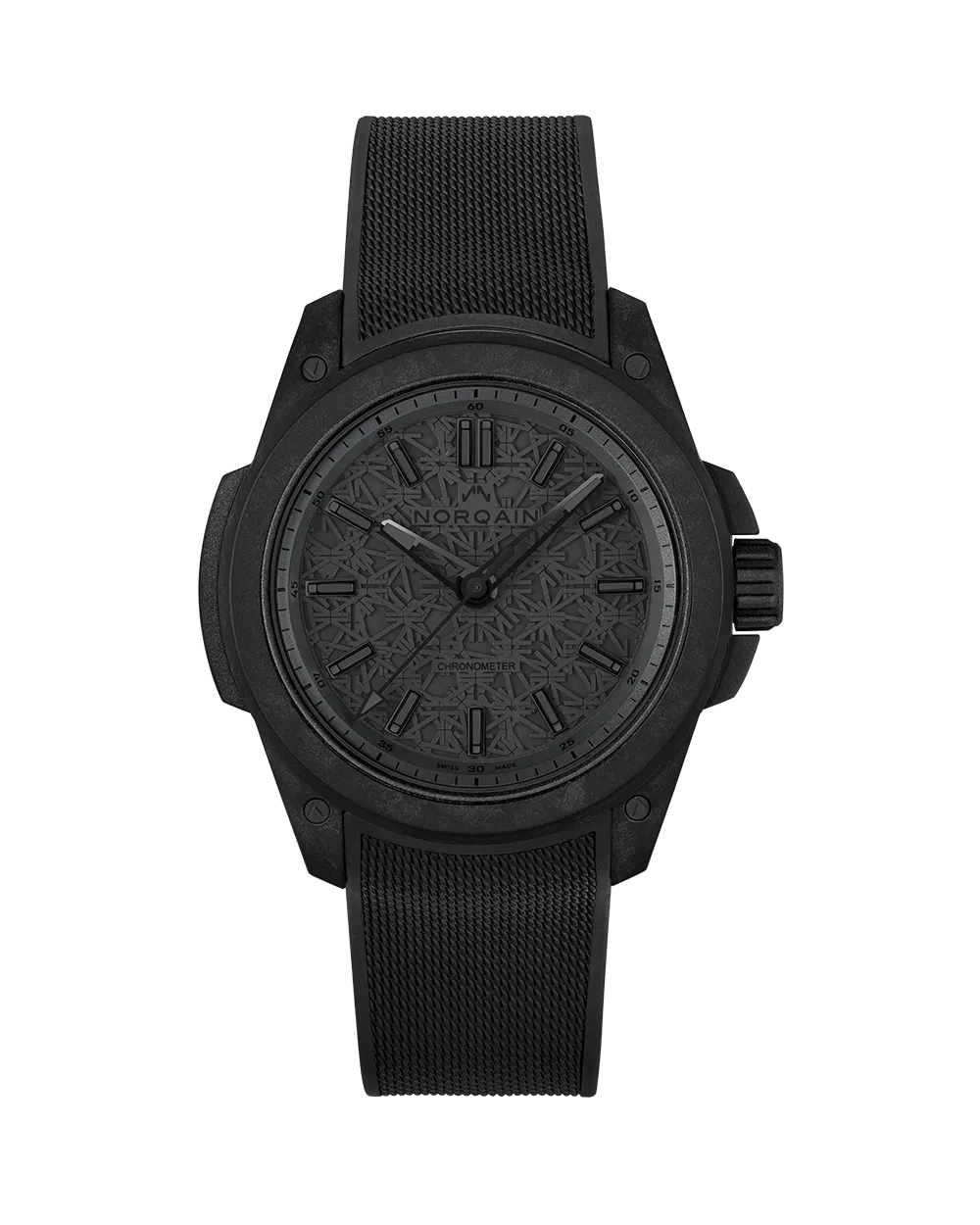 Wild ONE 42mm All Black Anthracite Laser-Cut Dial