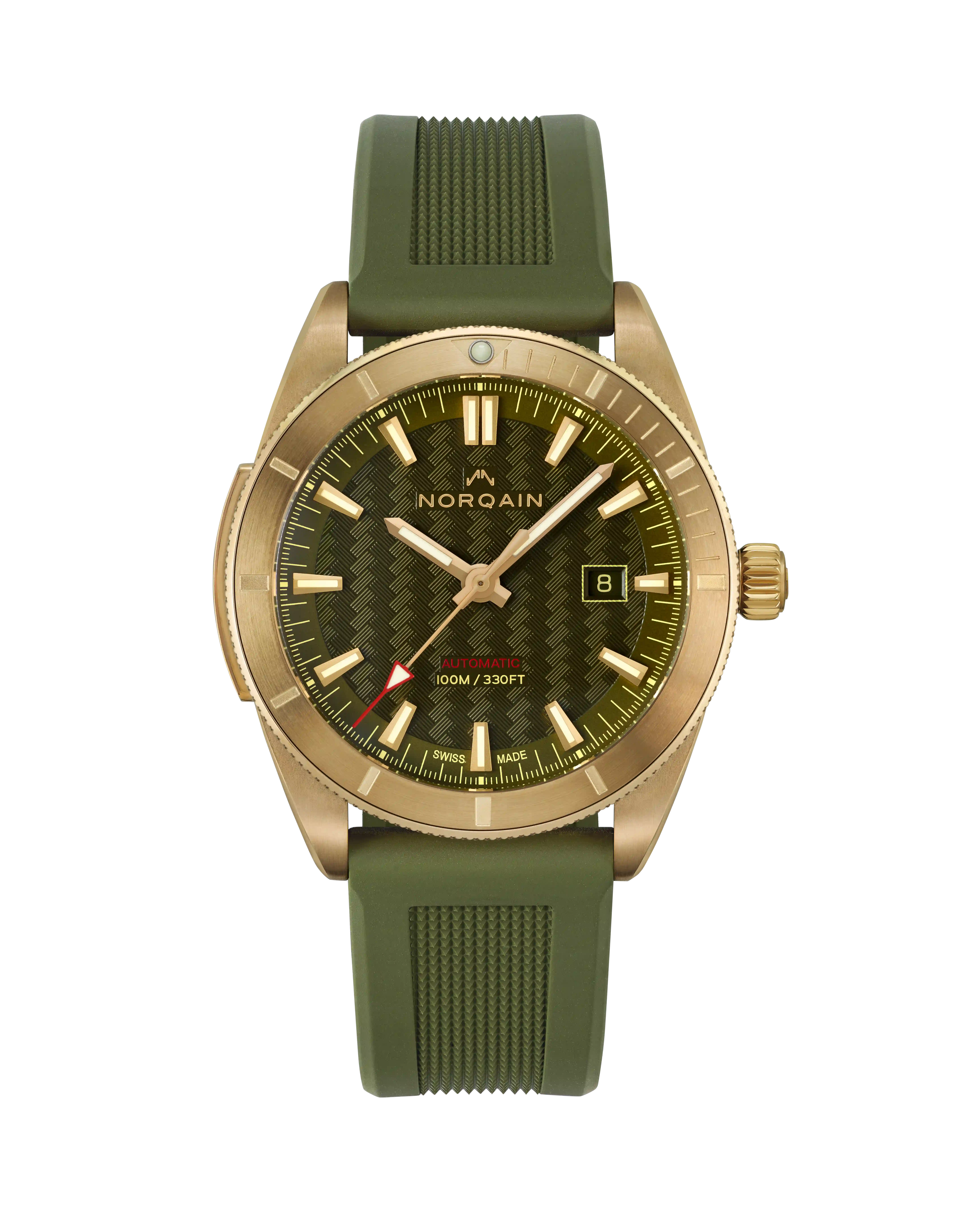 Adventure Sport 42mm 青銅材質 卡其色錶盤 卡其色錶帶