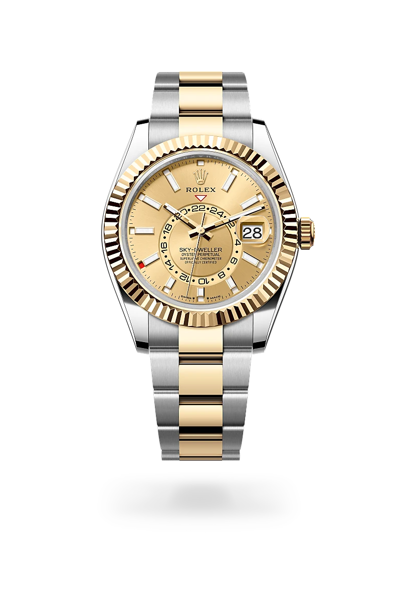 Rolex Sky-Dweller腕錶黃金鋼（蠔式鋼與黃金的組合）款，M336933-0001 - 高時錶行