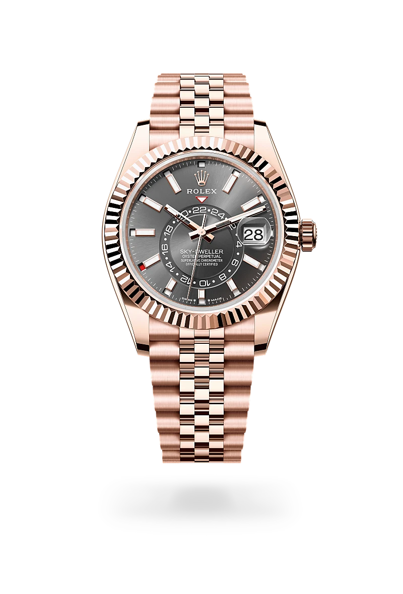 Rolex Sky-Dweller腕錶18K永恒玫瑰金款，M336935-0008 - 高時錶行